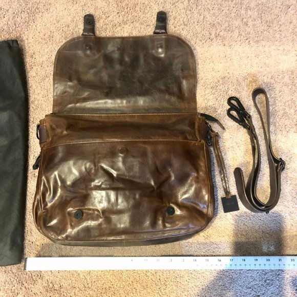 RUDSAK , RARE LAMAR COHIBA BROWN  ALL LEATHER - Picture 2 of 12